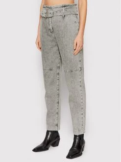 Patrizia Pepe Γυναίκες Boyfriends Τζιν 8P0419/D1WZG-S638 Γκρι Boyfriend Fit Γκρι