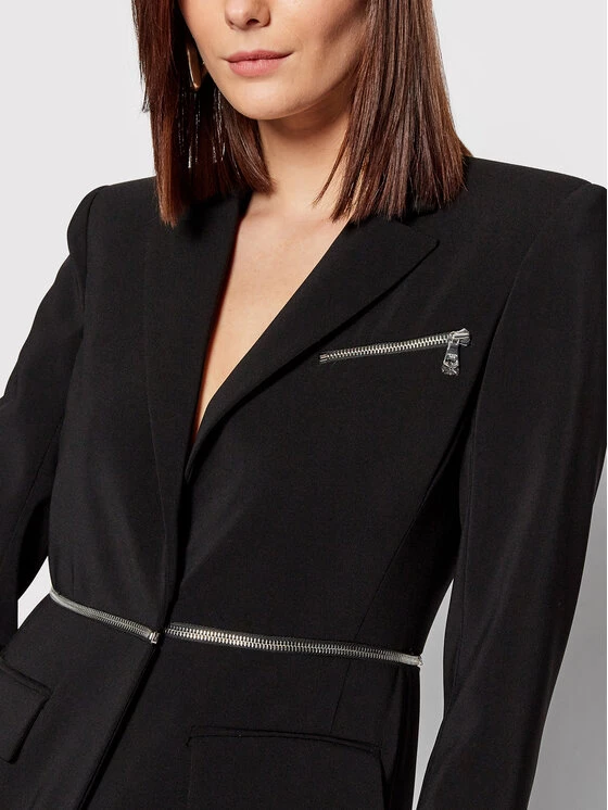 Patrizia Pepe Γυναίκες Σακάκια & Μπλέιζερ Μπλέιζερ 8S0406/A6F5-K103 Μαύρο Regular Fit Μαύρο 6 Patrizia Pepe Γυναίκες Σακάκια & Μπλέιζερ Μπλέιζερ 8S0406/A6F5-K103 Μαύρο Regular Fit Μαύρο - Image 4