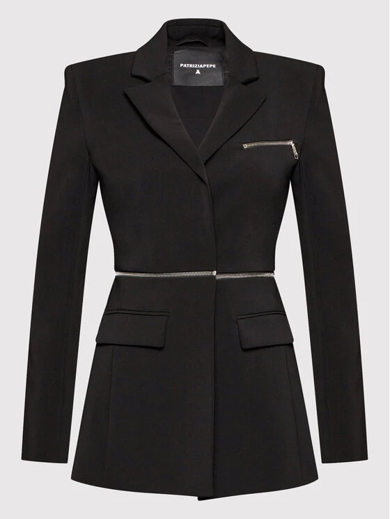 Patrizia Pepe Γυναίκες Σακάκια & Μπλέιζερ Μπλέιζερ 8S0406/A6F5-K103 Μαύρο Regular Fit Μαύρο 7 Patrizia Pepe Γυναίκες Σακάκια & Μπλέιζερ Μπλέιζερ 8S0406/A6F5-K103 Μαύρο Regular Fit Μαύρο - Image 5