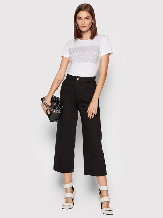 Patrizia Pepe Γυναίκες Bootcut Τζιν 8P0410/D006-K103 Μαύρο Regular Fit Μαύρο 4 Patrizia Pepe Γυναίκες Bootcut Τζιν 8P0410/D006-K103 Μαύρο Regular Fit Μαύρο - Image 2