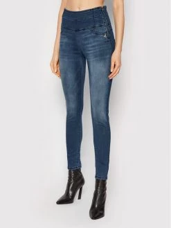 Patrizia Pepe Γυναίκες Jeggings Jegging CP0367/D1HIB-C899 Σκούρο μπλε Skinny Fit Σκούρο μπλε