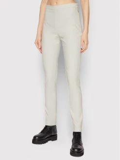 Patrizia Pepe Γυναίκες Υφασμάτινα Παντελόνια Παντελόνι υφασμάτινο CPA048/AQ39-S633 Γκρι Slim Fit Γκρι