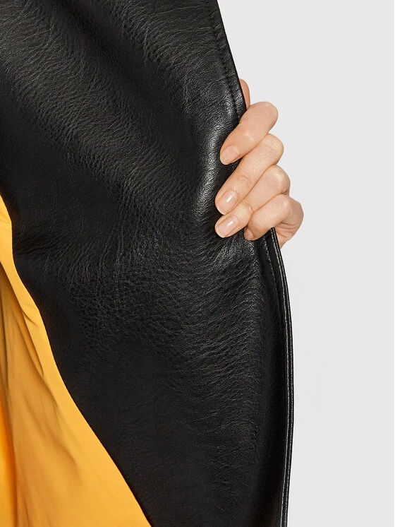 Patrizia Pepe Γυναίκες Δερμάτινα Μπουφάν Μπουφάν από απομίμηση δέρματος 8O0009/E001-K103 Μαύρο Oversize Μαύρο 7 Patrizia Pepe Γυναίκες Δερμάτινα Μπουφάν Μπουφάν από απομίμηση δέρματος 8O0009/E001-K103 Μαύρο Oversize Μαύρο - Image 5