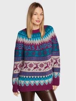 Patrizia Pepe Γυναίκες Πουλόβερ 2K0164/K8C1-XV54 Έγχρωμο Relaxed Fit Έγχρωμο