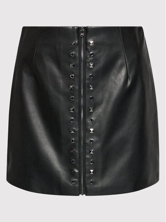 Patrizia Pepe Γυναίκες Mini Φούστα από απομίμηση δέρματος 2L0916/A1DZ-K103 Μαύρο Regular Fit Μαύρο 7 Patrizia Pepe Γυναίκες Mini Φούστα από απομίμηση δέρματος 2L0916/A1DZ-K103 Μαύρο Regular Fit Μαύρο - Image 5