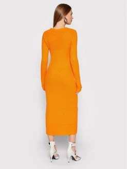 Patrizia Pepe Γυναίκες Πλεκτά Φορέματα Φόρεμα υφασμάτινο 2A2242/A9O3-R735 Πορτοκαλί Slim Fit Πορτοκαλί -Patrizia Pepe Κατάστημα unnamed file 937