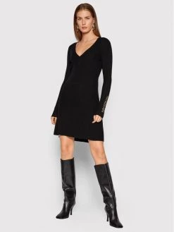 Patrizia Pepe Γυναίκες Πλεκτά Φορέματα Φόρεμα υφασμάτινο 2A2267/A9N0-K103 Μαύρο Slim Fit Μαύρο -Patrizia Pepe Κατάστημα unnamed file 942