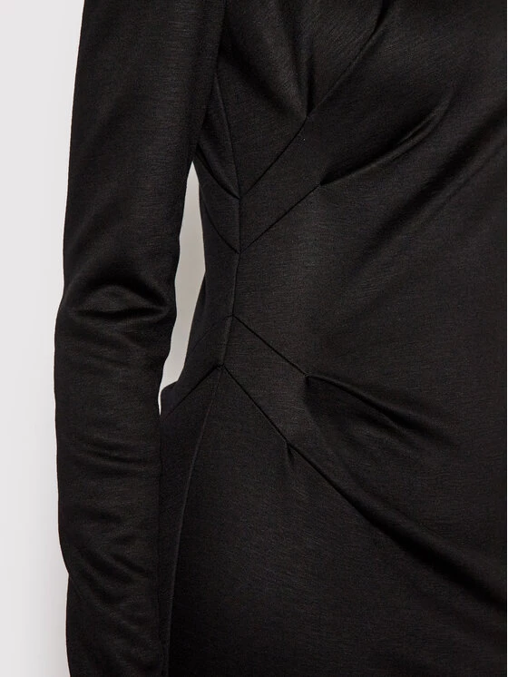 Patrizia Pepe Γυναίκες Κοκτέιλ Φορέματα Φόρεμα κοκτέιλ 2A2247/A9O7-K103 Μαύρο Slim Fit Μαύρο 6 Patrizia Pepe Γυναίκες Κοκτέιλ Φορέματα Φόρεμα κοκτέιλ 2A2247/A9O7-K103 Μαύρο Slim Fit Μαύρο - Image 4