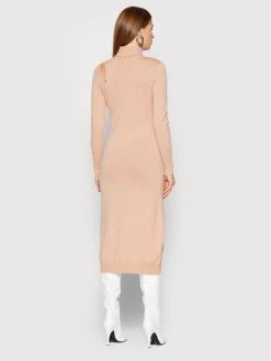 Patrizia Pepe Γυναίκες Πλεκτά Φορέματα Φόρεμα υφασμάτινο 2A2241/AM36-B728 Μπεζ Slim Fit Μπεζ -Patrizia Pepe Κατάστημα unnamed file 957