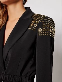 Patrizia Pepe Γυναίκες Σακάκια & Μπλέιζερ Μπλέιζερ 8S0404/A6F5-K103 Μαύρο Regular Fit Μαύρο -Patrizia Pepe Κατάστημα unnamed file 963