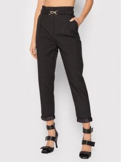 Patrizia Pepe Γυναίκες Υφασμάτινα Παντελόνια Παντελόνι υφασμάτινο 8P0357/A9J7-K103 Μαύρο Regular Fit Μαύρο