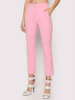 Patrizia Pepe Γυναίκες Υφασμάτινα Παντελόνια Παντελόνι υφασμάτινο 8P0325/A7M9-R730 Ροζ Slim Fit Ροζ