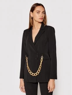 Patrizia Pepe Γυναίκες Σακάκια & Μπλέιζερ Μπλέιζερ 8S0395/A6F5-K103 Μαύρο Regular Fit Μαύρο